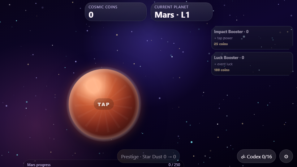 Max Planets